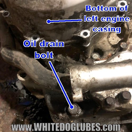 NT650V Deauville oil drain bolt