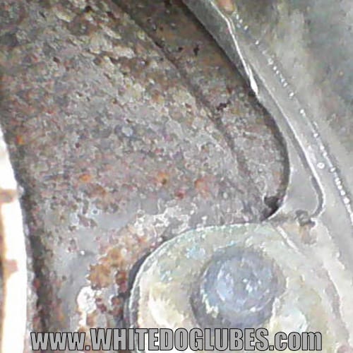 Rust around the filler hole