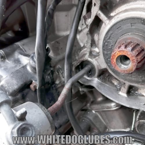 Damage to the hydraulic clutch