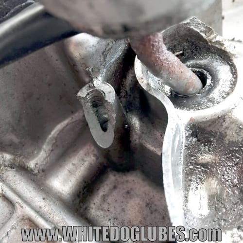 Close up of the clutch bar